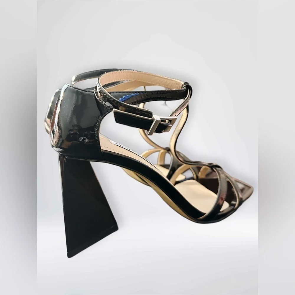 NEW Charles David Women's Tucker Heeled Sandal Black    Size 8